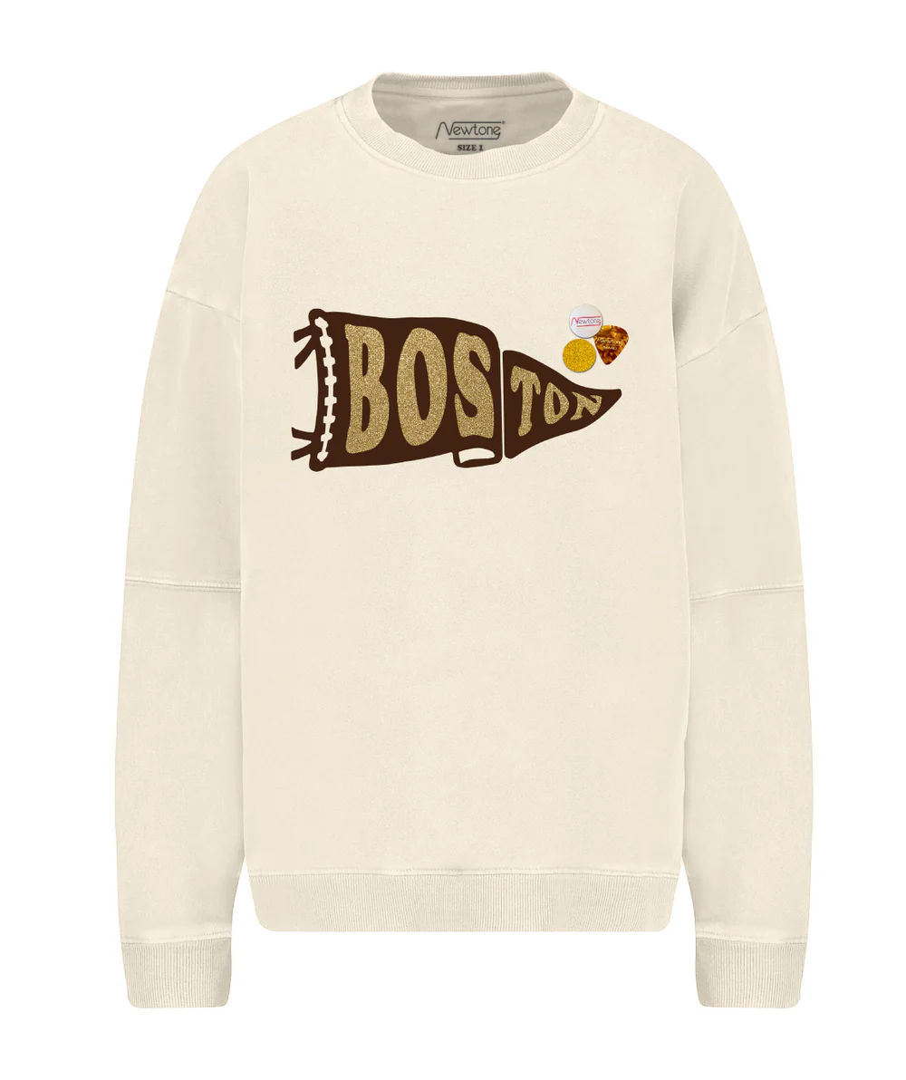 Sudadera BOSTON crudo Newtone.