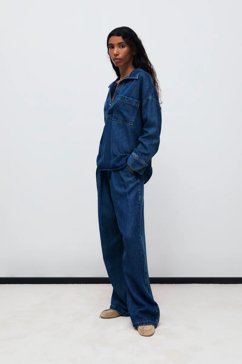 Camisa TNS azul The New Society.