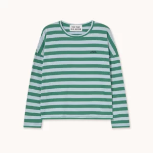 Camiseta RAYAS verde/azul Tiny Big Sister.