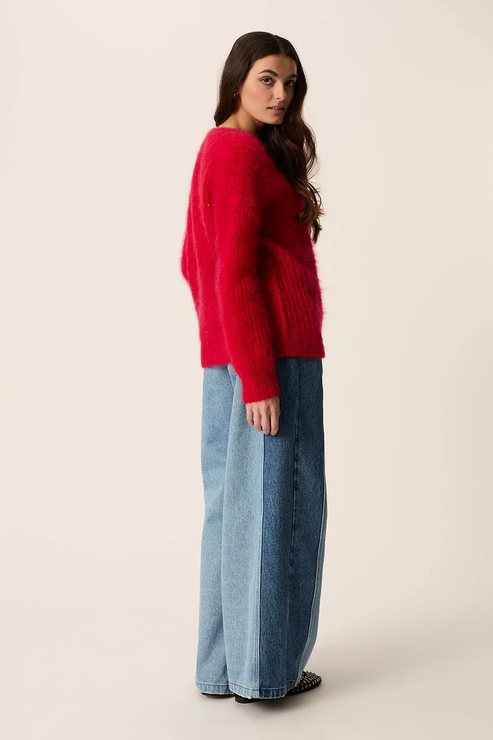 Jersey CHARLINE rojo Des Petits Hauts.