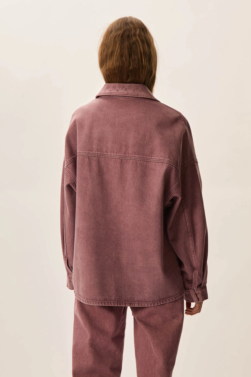 Chaqueta LAINA malva Des Petits Hauts.