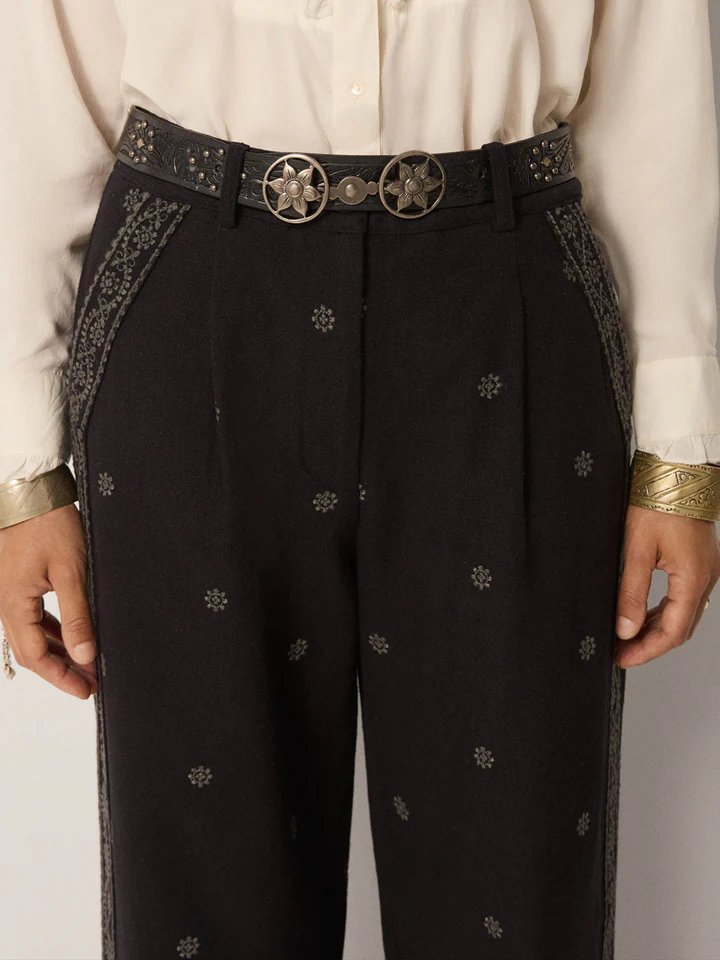 Pantalón DIEGO negro Maison Hotel.