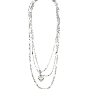 Collar TRES CAMINS plata.