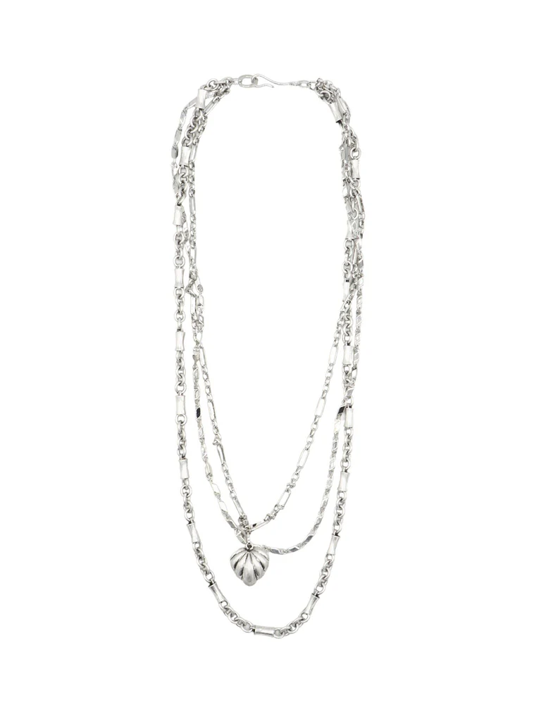 Collar TRES CAMINS plata.