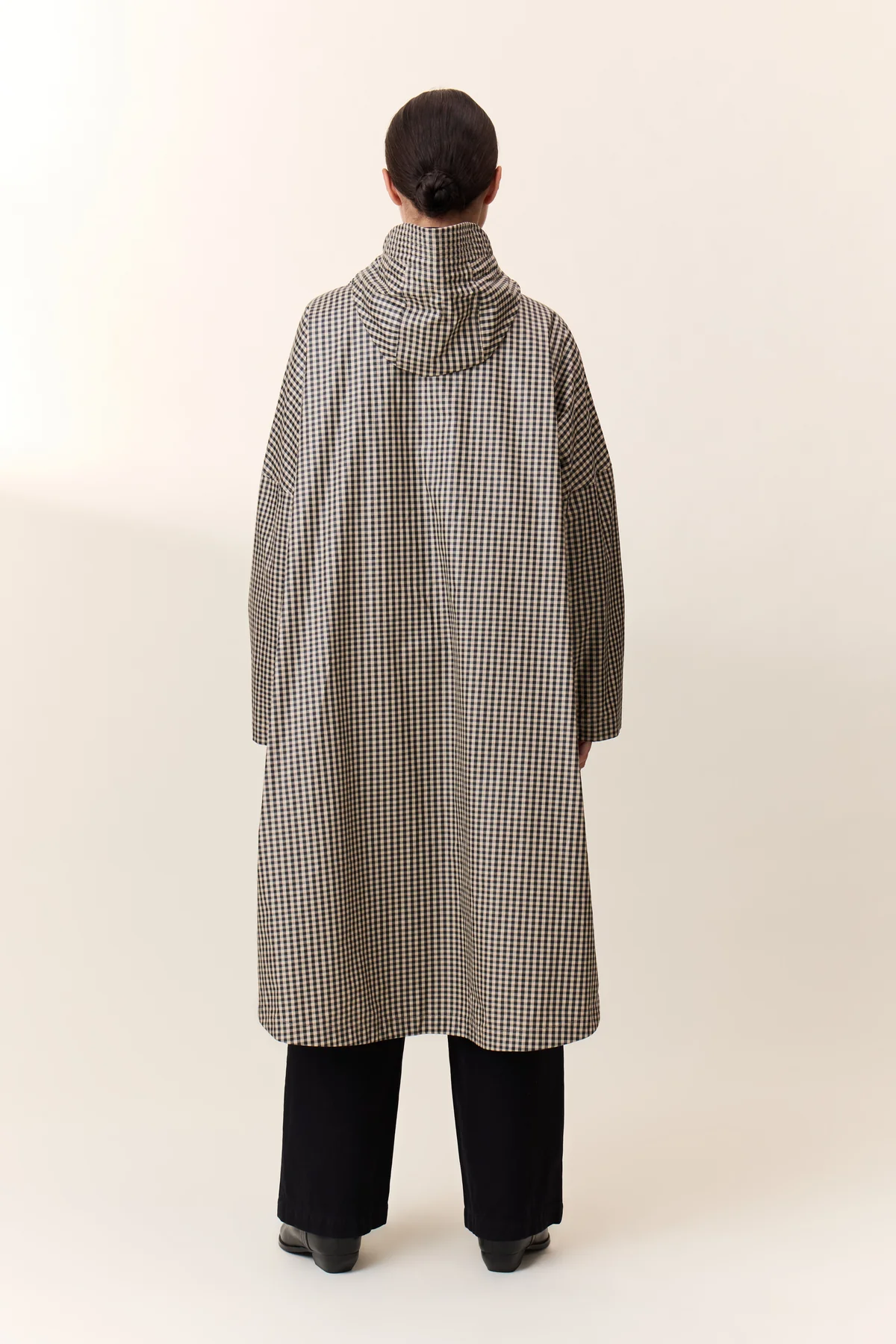 Poncho VANNAH CHECK crudo.
