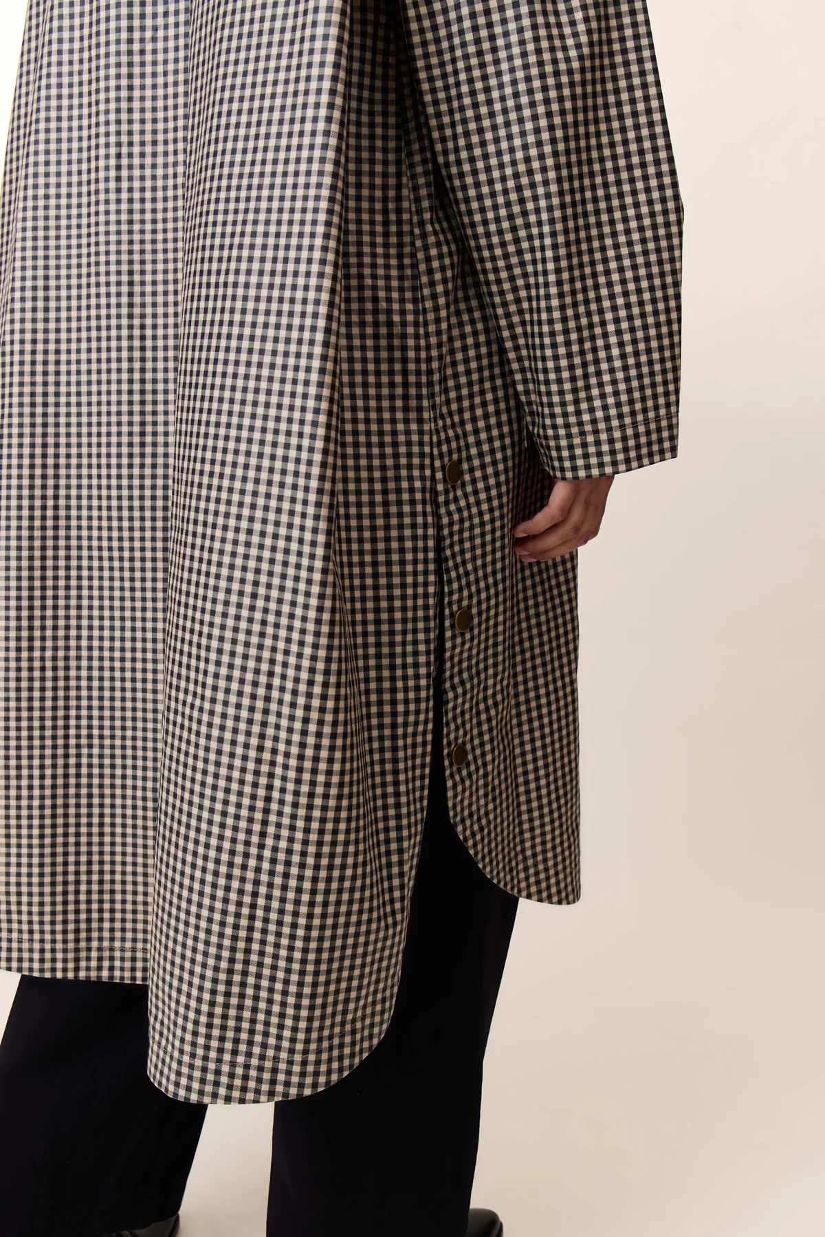 Poncho VANNAH CHECK crudo.
