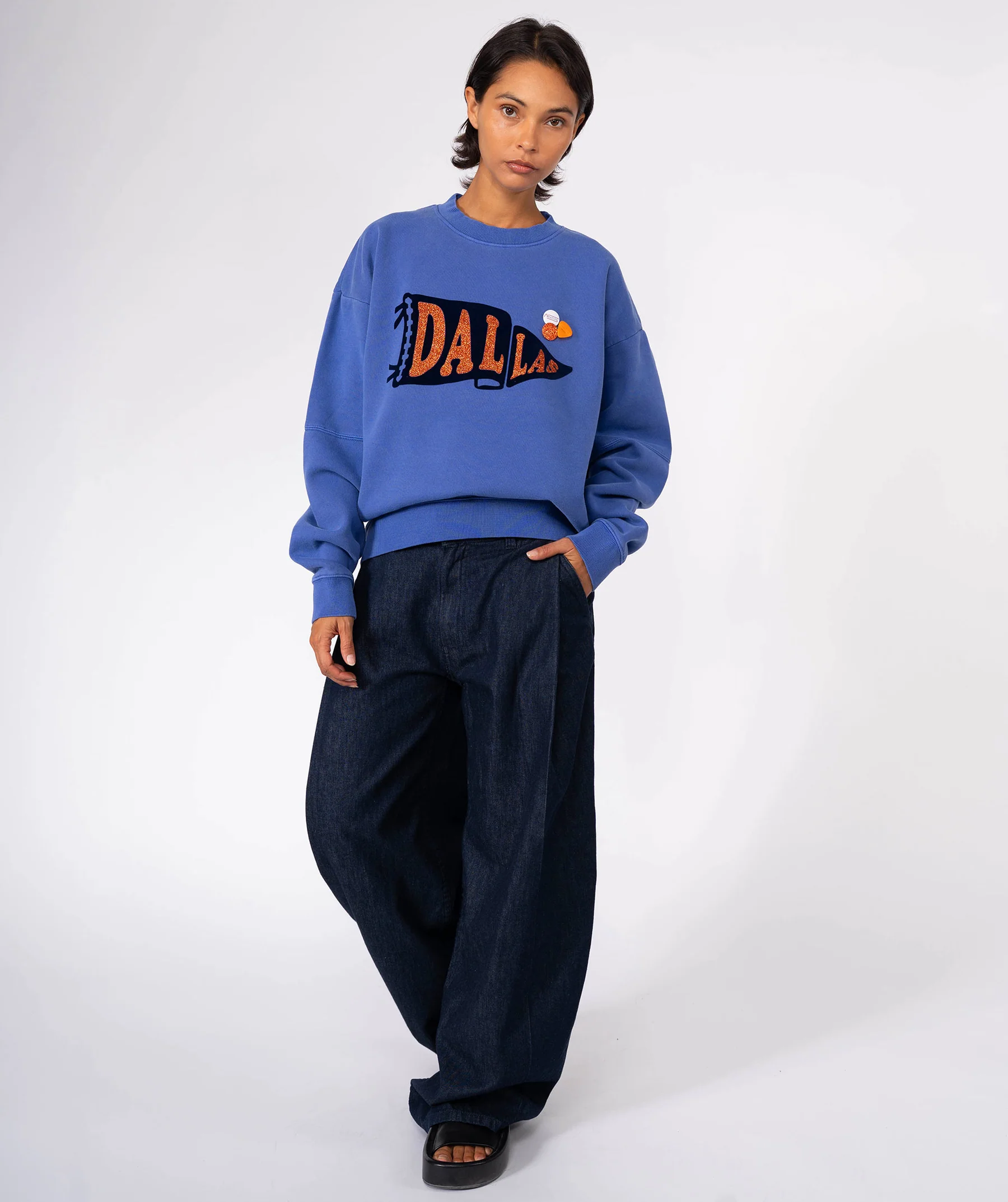 Sudadera DALLAS azul Newtone.