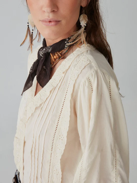 Blusa HAMLET crudo Maison Hotel.