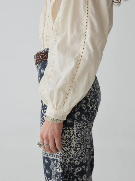 Blusa HAMLET crudo Maison Hotel.