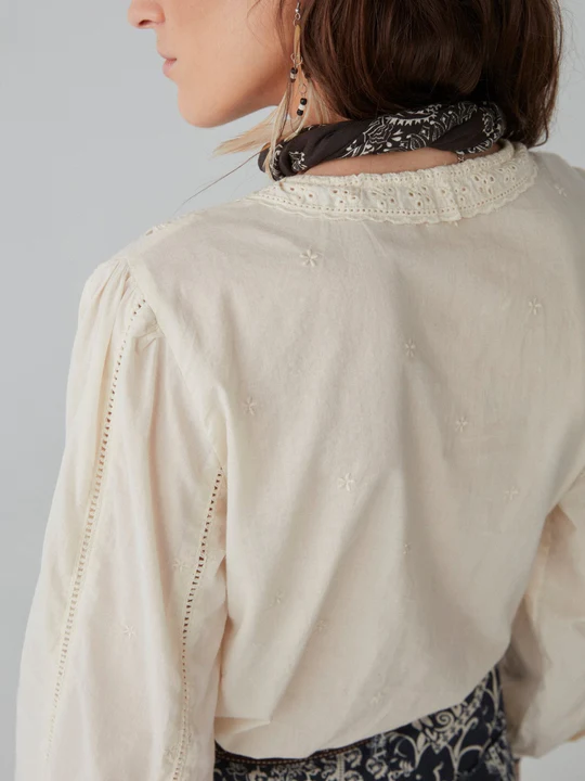 Blusa HAMLET crudo Maison Hotel.