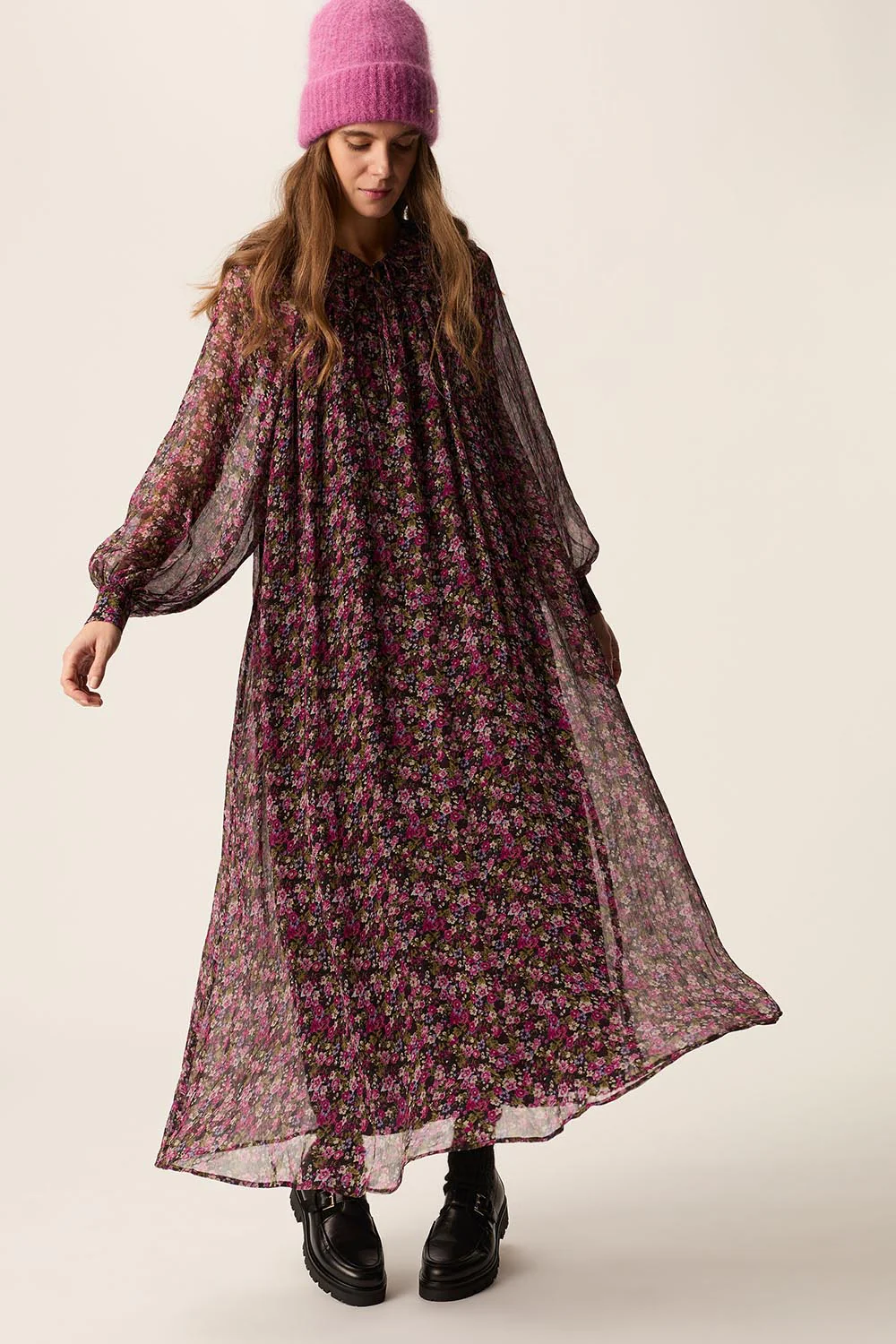 Vestido YKARI flores Des petits Hauts.