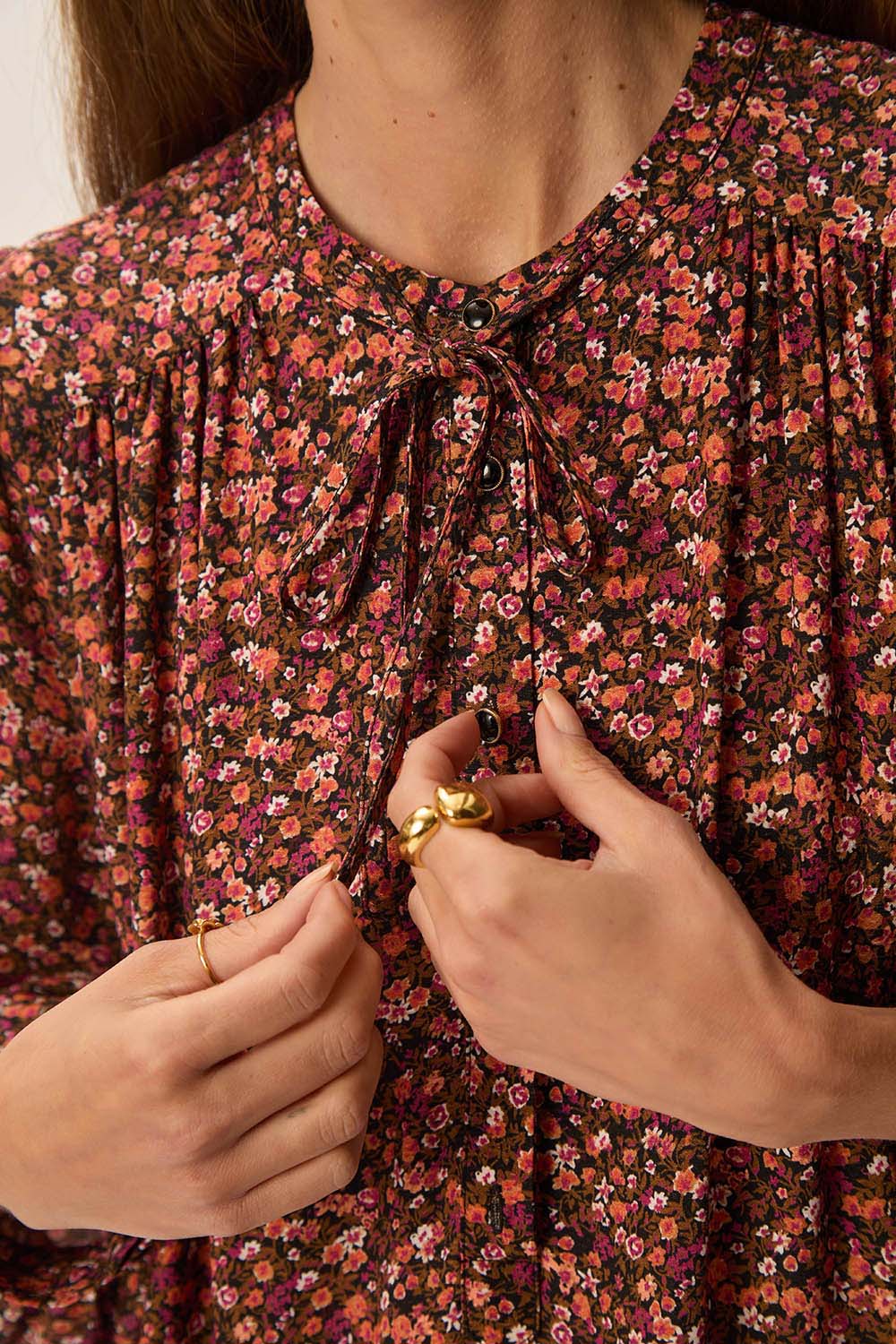 Vestido ELINOU flores Des Petits Hauts.