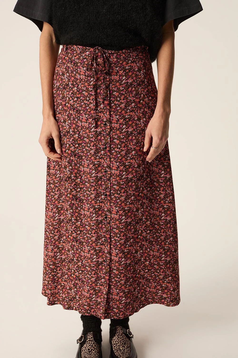 Falda ELIZETTE estampada flores Des Petits Hauts.