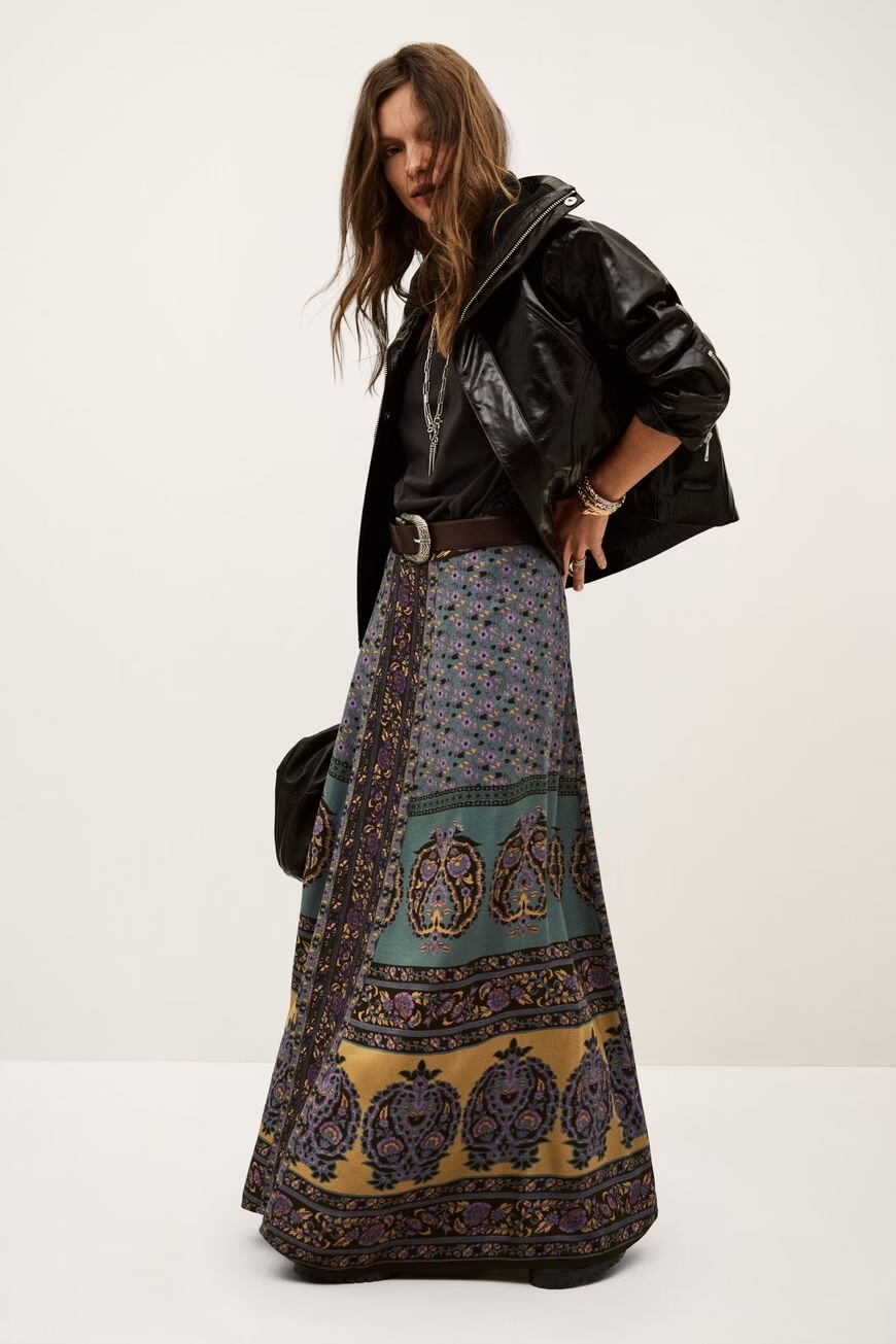 Falda BAYRO estampado BA&SH.