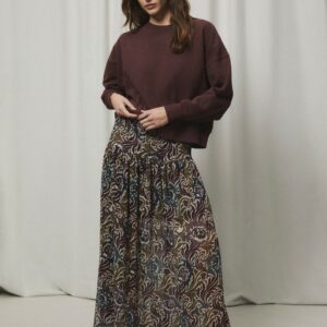 Falda GEORGETTE estampada Mi&Co.