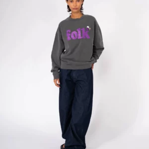 Sudadera FOLK gris Newtone.