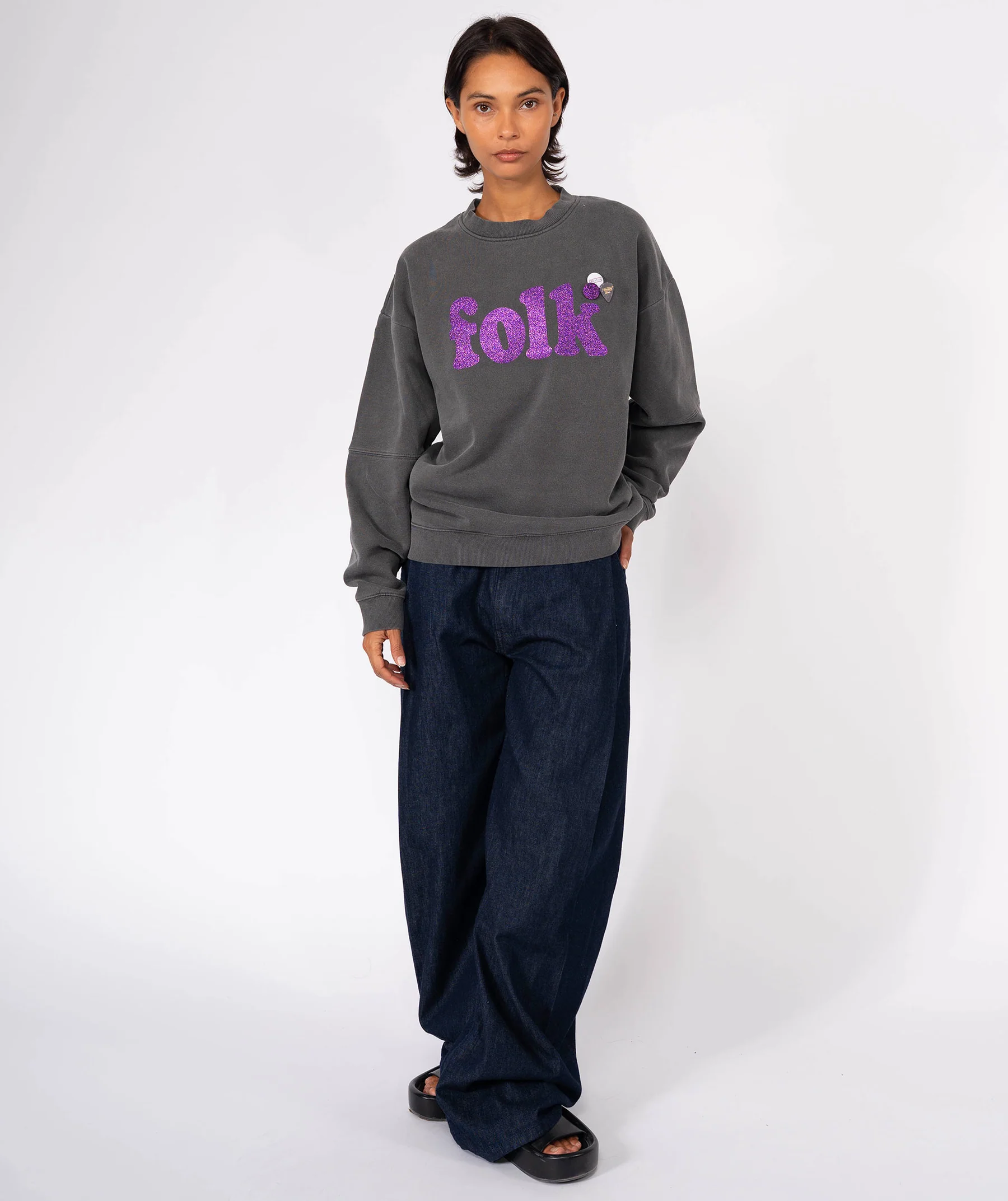 Sudadera FOLK gris Newtone.