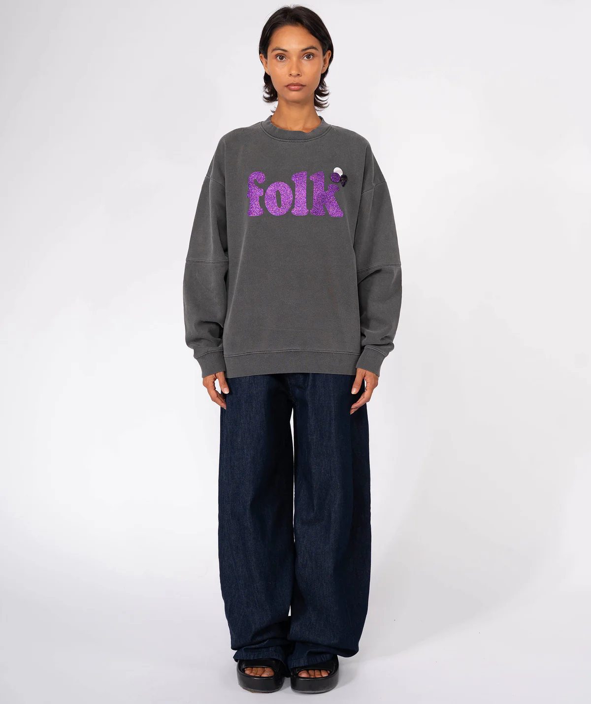 Sudadera FOLK gris Newtone.