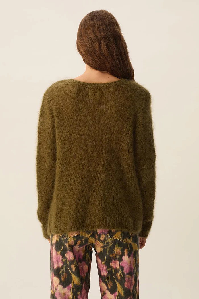 Jersey CHOUKY GARDEN verde Des Petits Hauts.