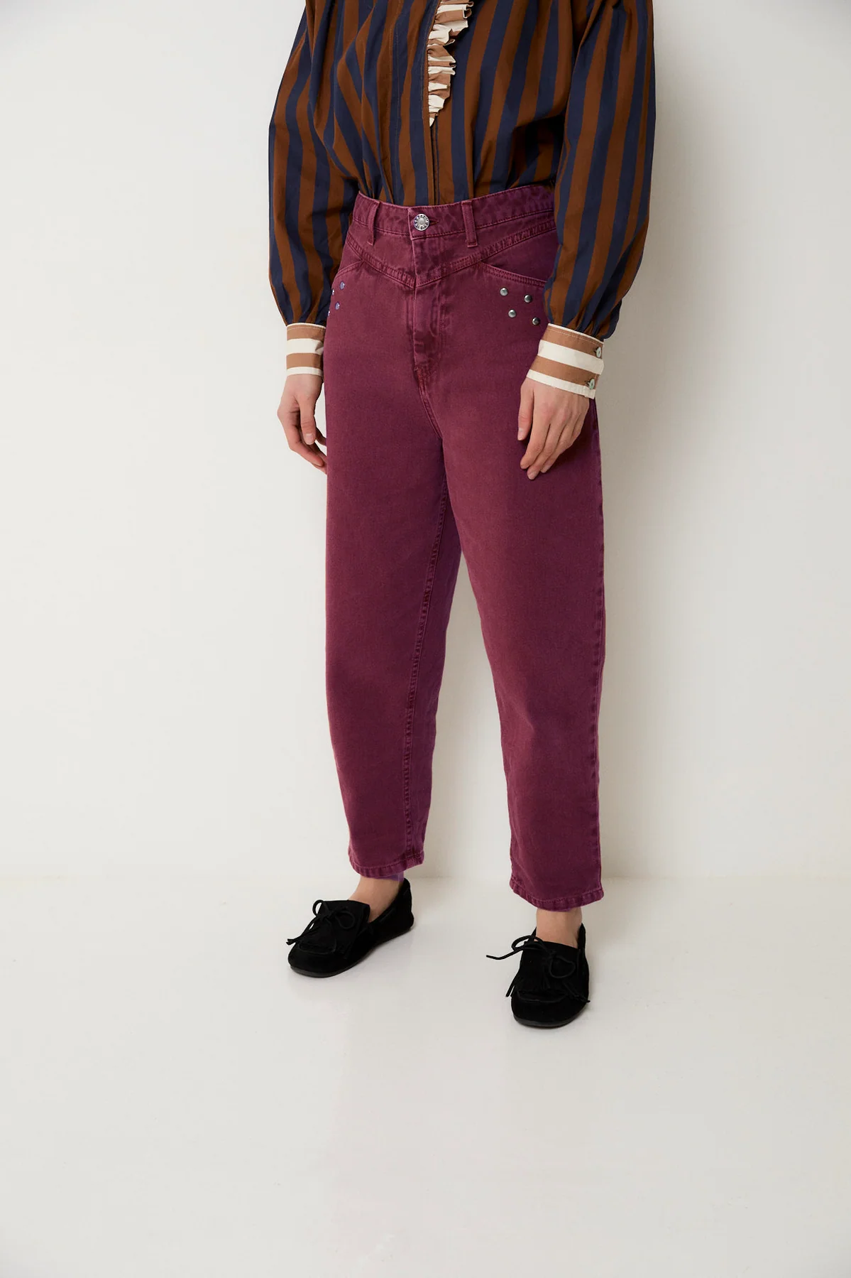 Jean CORSE TACHAS burgundy Sophie&Lucie.