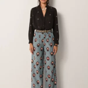 Pantalón JIMMY azul Maison Hotel.