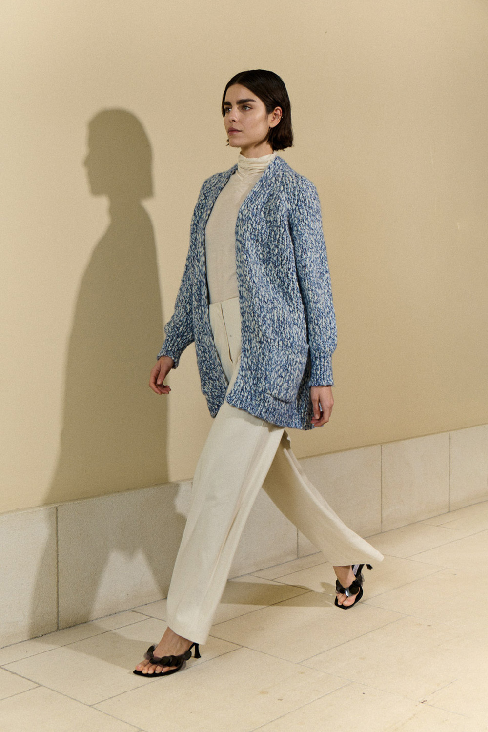 Chaqueta larga azul Sita Murt.