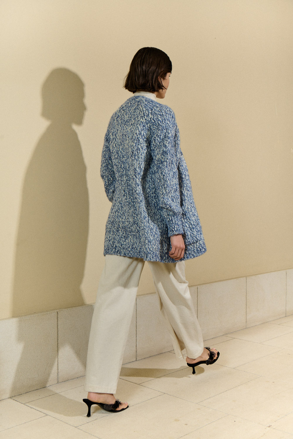 Chaqueta larga azul Sita Murt.
