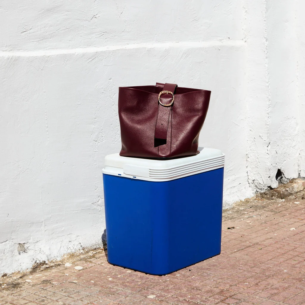 Bolso LE CARRE vino.