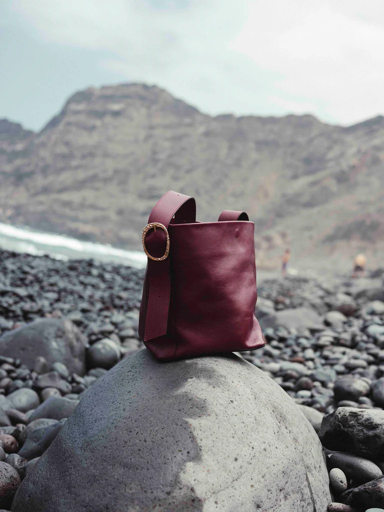 Bolso LE CARRE vino.