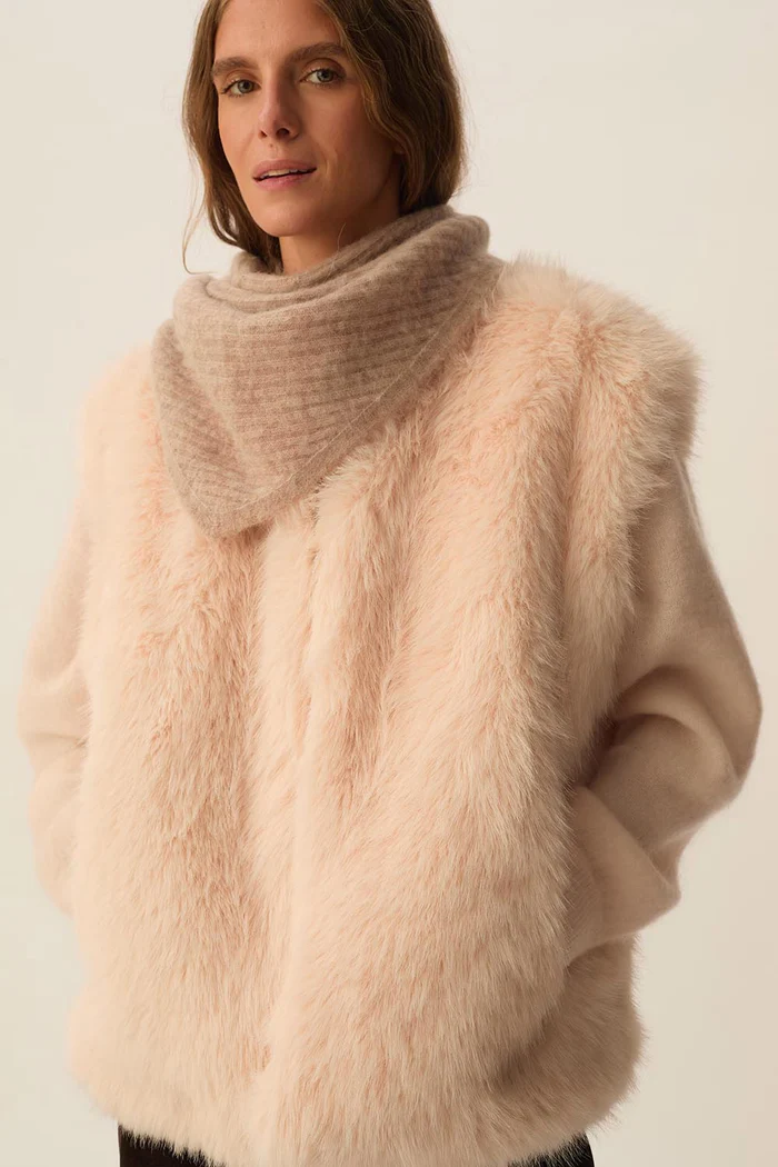 Bufanda AUBELLE camel.