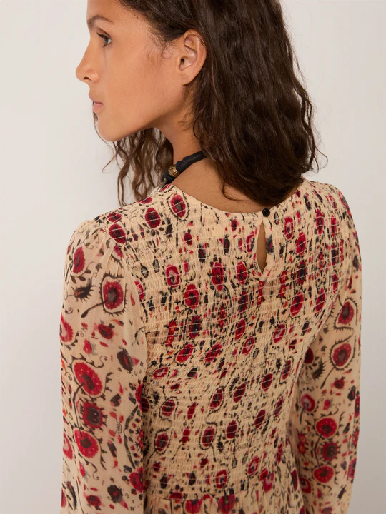 Vestido LOLITA estampado crudo Maison Hotel.