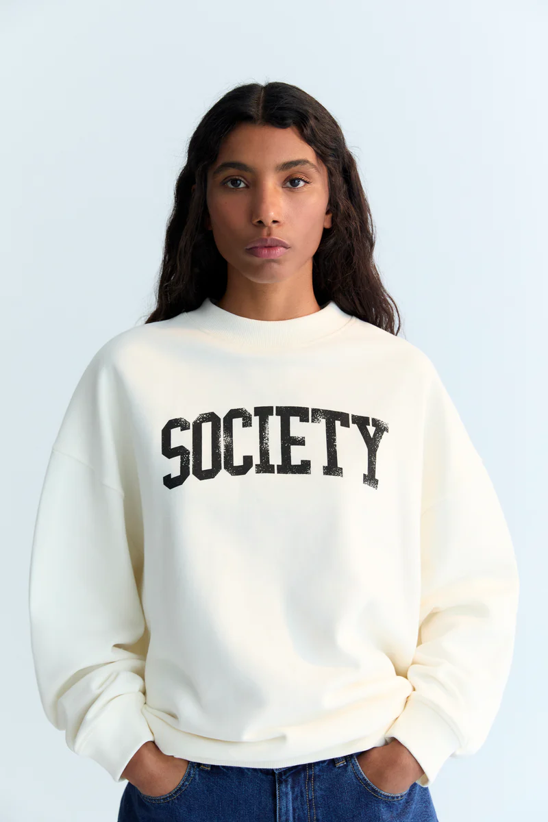 Sudadera SOCIETY crudo The New Society.