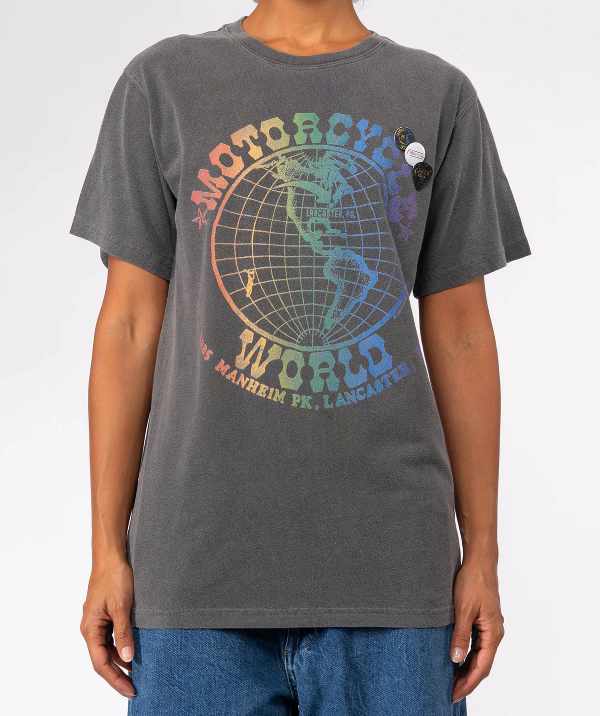 Camiseta MOTORCICLE gris Newtone.