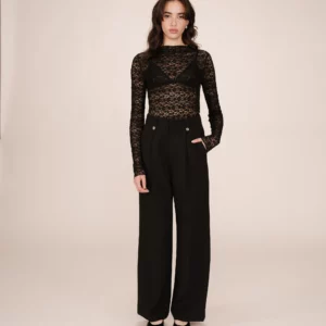 Camiseta SHADY negro Grace and Mila.