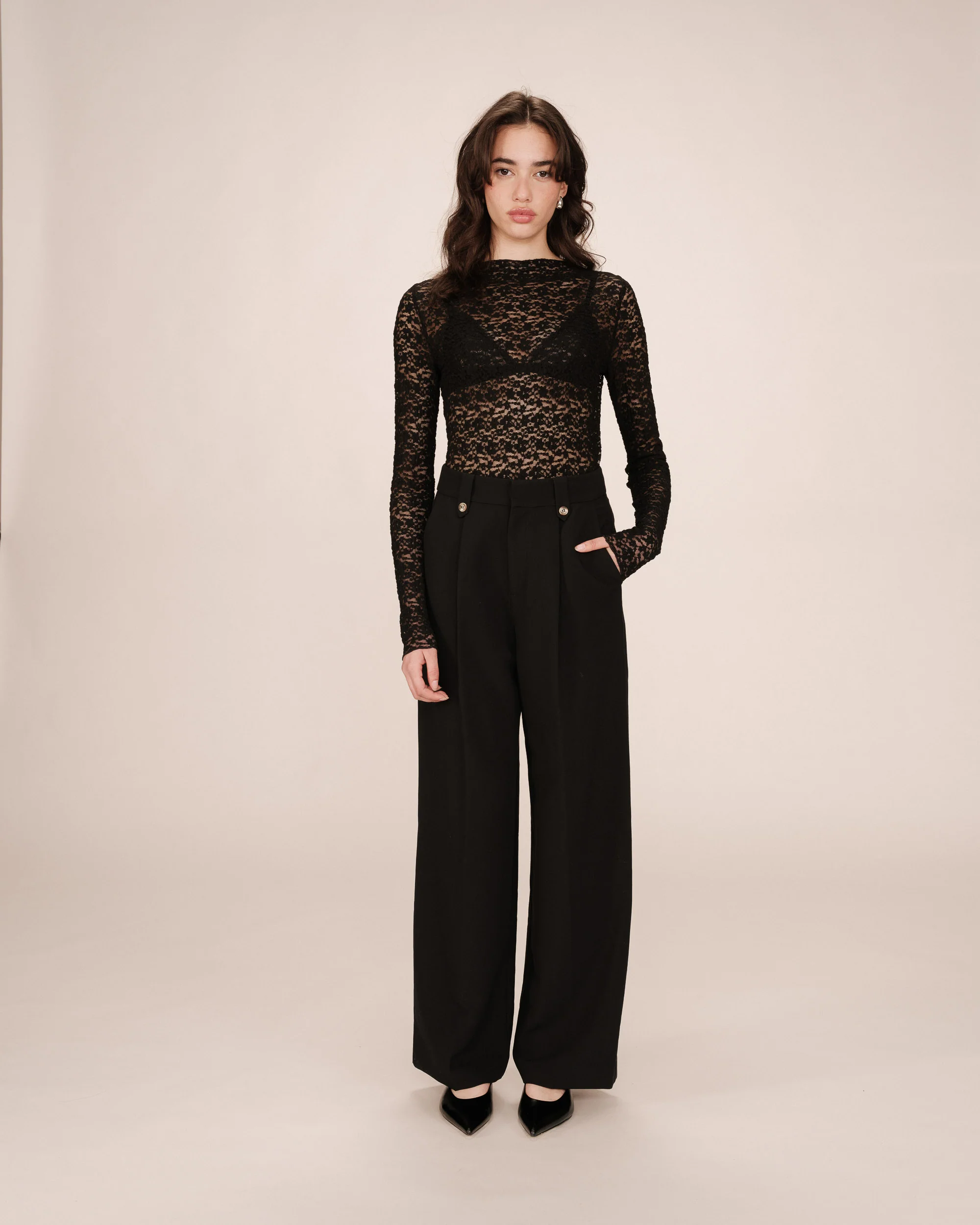 Camiseta SHADY negro Grace and Mila.
