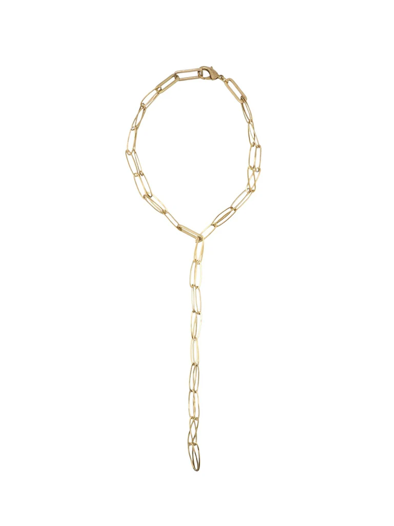 Collar LE CLIP dorado.