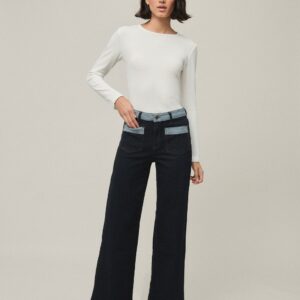 Pantalón  BICOLOR azul Mi&Co.