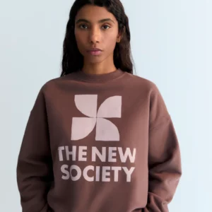 Sudadera TBS marrón The New Society.