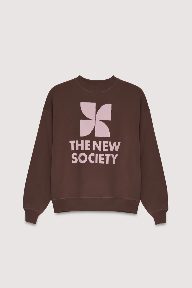 Sudadera TBS marrón The New Society.