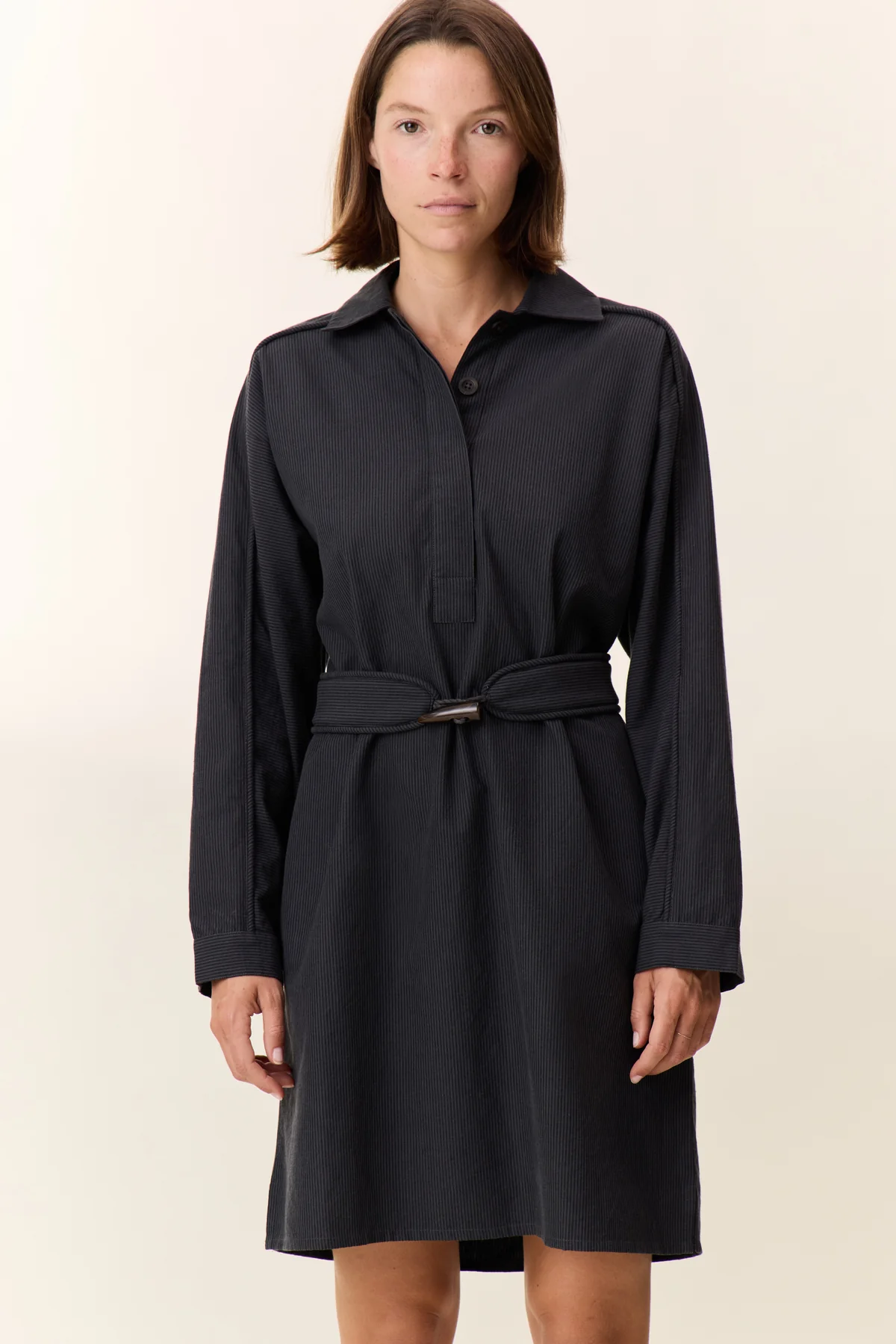 Vestido ROBY gris Leon and Harper.