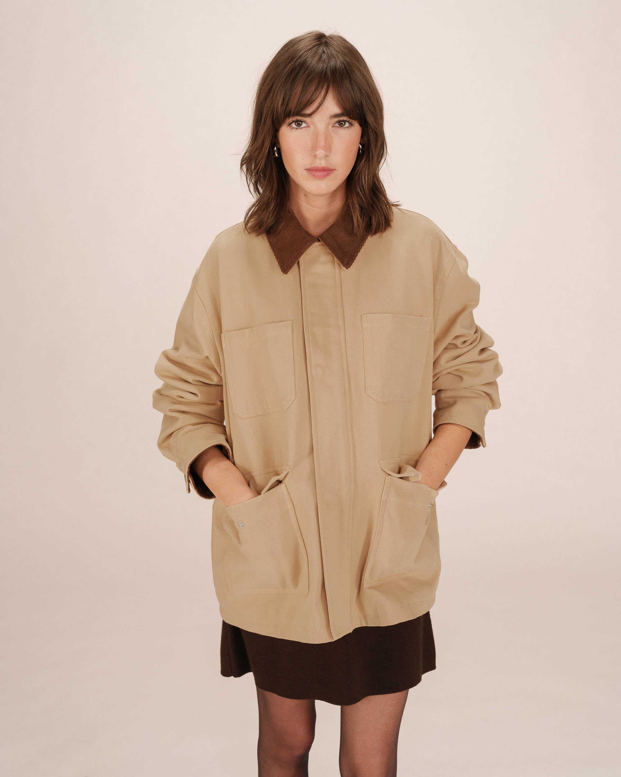 Chaqueta SORAYA sable Grace and Mila.