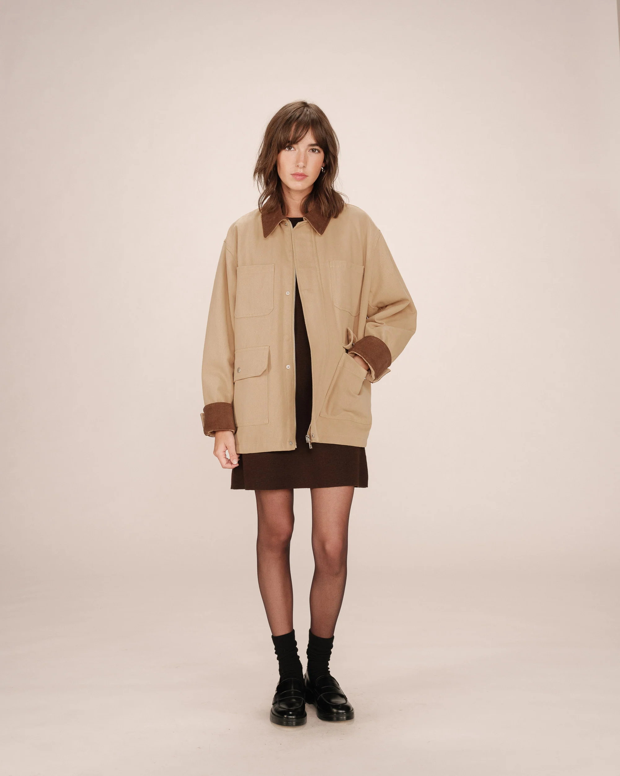 Chaqueta SORAYA sable Grace and Mila.