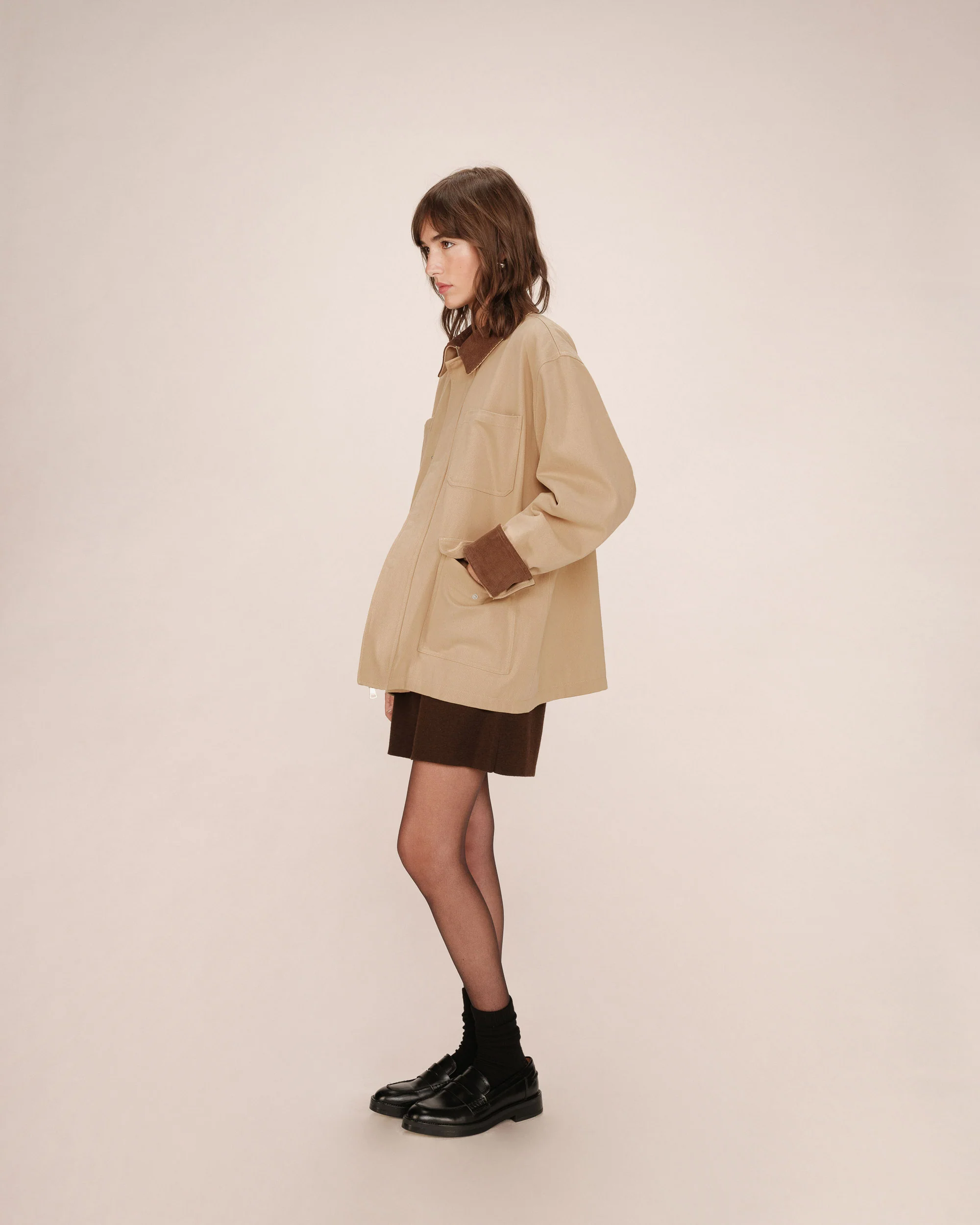 Chaqueta SORAYA sable Grace and Mila.