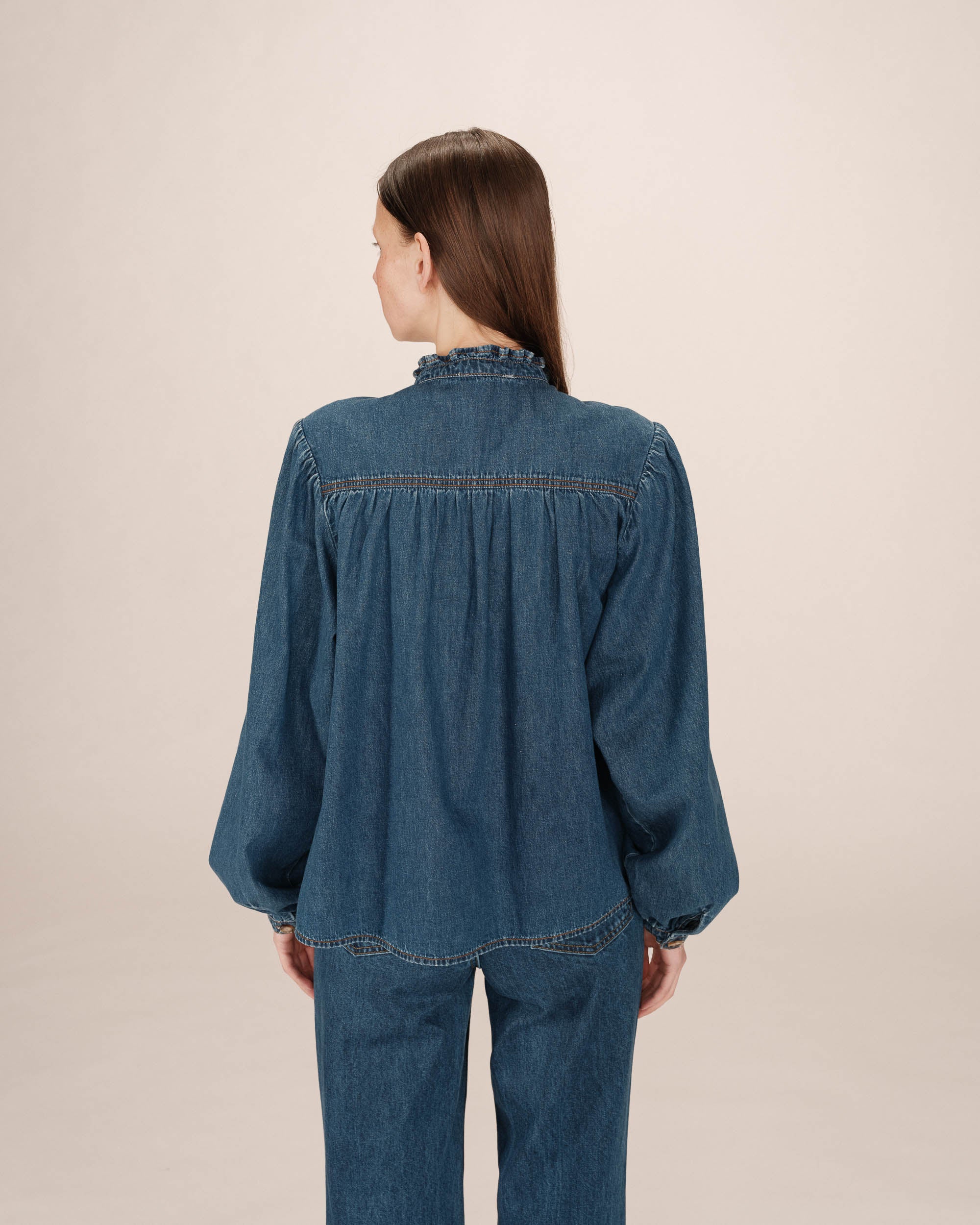 Blusa vaquera SALSA azul Grace and Mila.