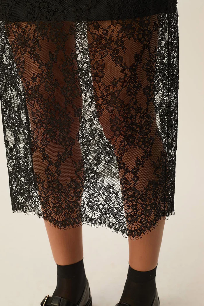 Falda SANARY negra Des Petits Hauts.