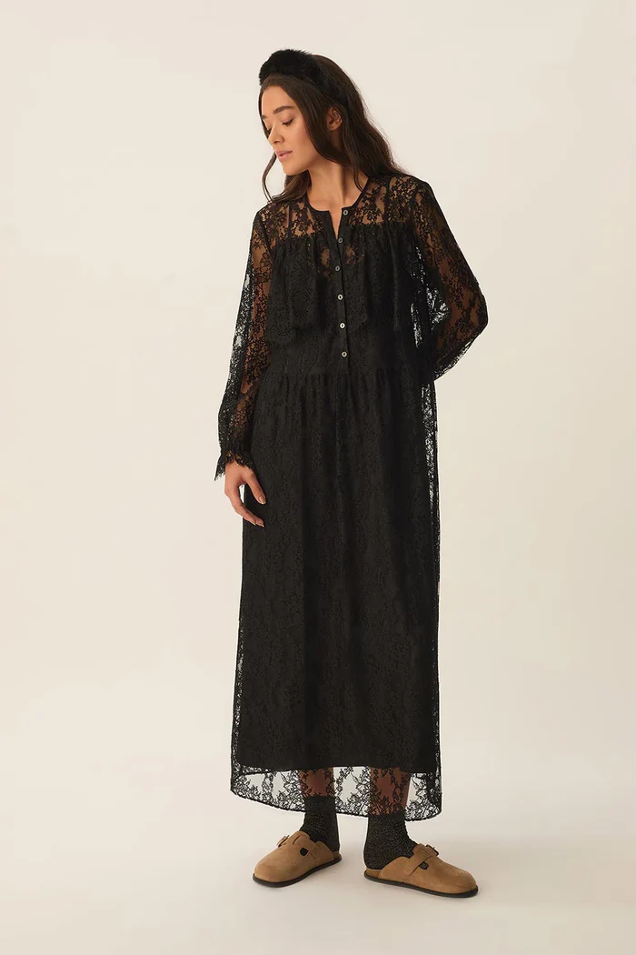 Vestido SANDY negro Des Petits Hauts.