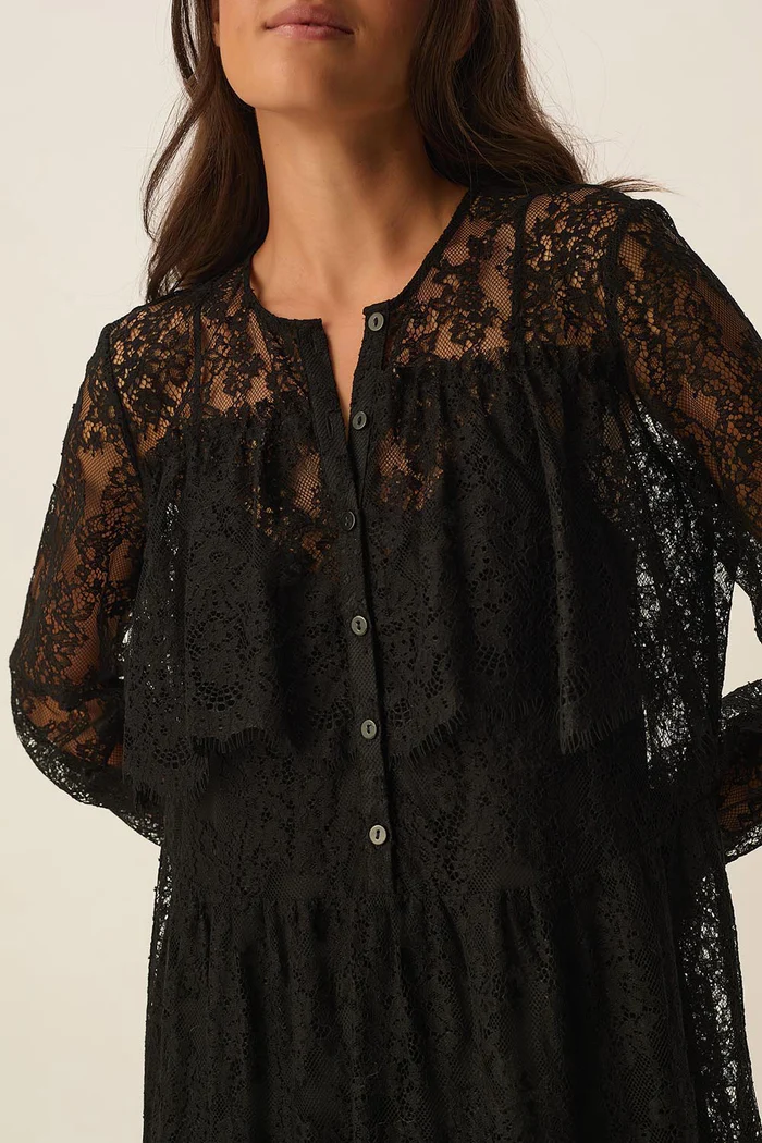 Vestido SANDY negro Des Petits Hauts.