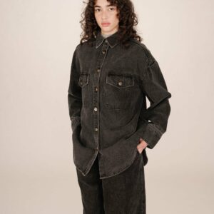 Camisa vaquera SIDNEY negro lavado Grace and Mila.