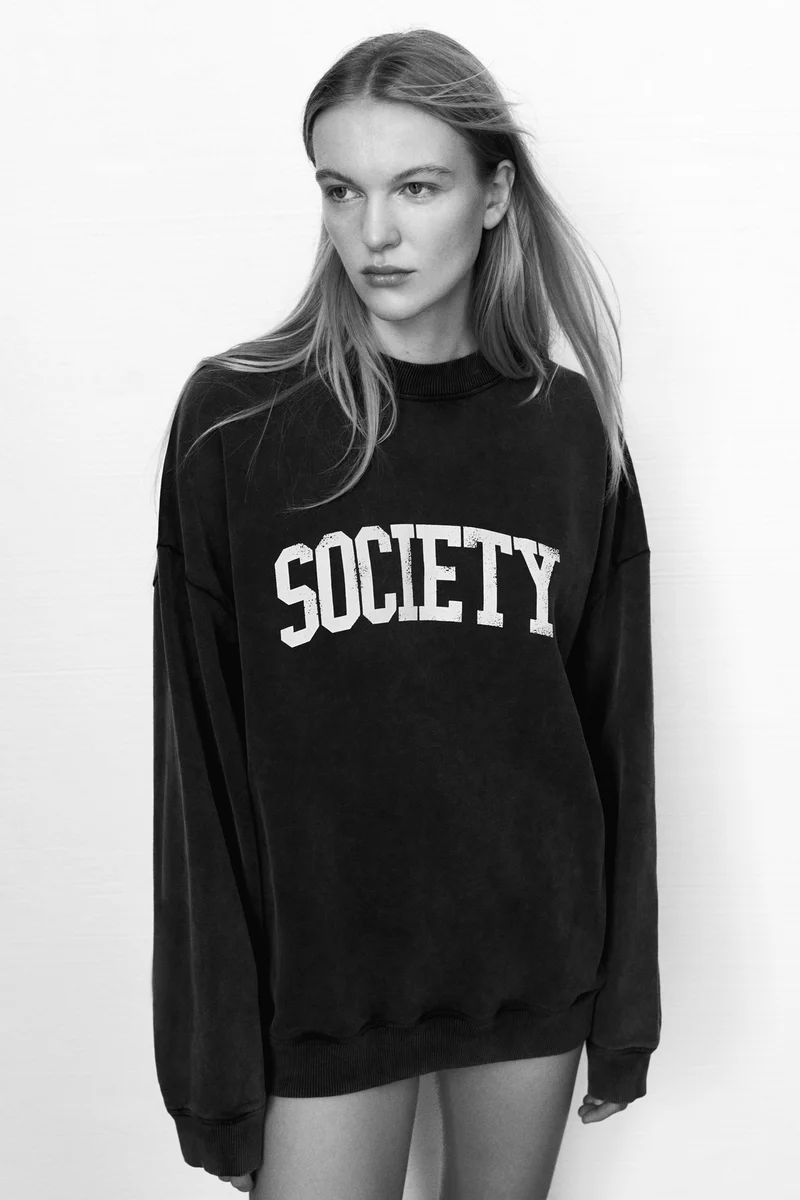 Sudadera SOCIETY gris The New Society.