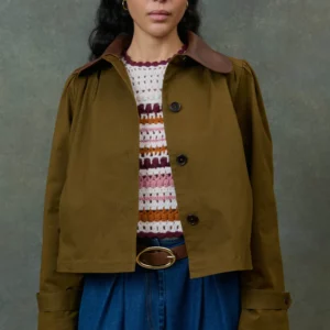 Cazadora TEKIHANNE verde Louise Misha.